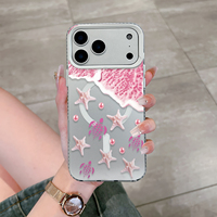 Coque de téléphone magnétique en gros pour iPhone 17 16 15 Pro Max, motif tortue marine et floral, protection antichoc, logo personnalisé