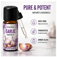 Extrait d'ail essentiel 100% naturel et biologique de qualité alimentaire, huile d'ail en vrac pour les cheveux