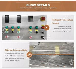 Moteur pour ligne de production complète de rôtissage, décorticage, aromatisation et enrobage de cacahuètes et de noix de cajou, 220V/380V 55KW, pour snacks - Product Image 4