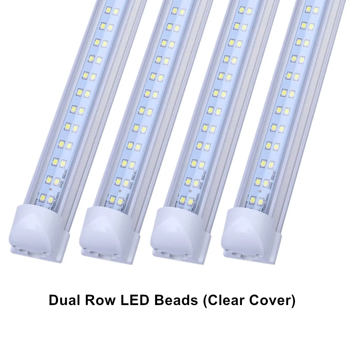 JESLED Lámpara LED en Forma de V Aluminio 12W-90W 2ft 3ft 4ft 5ft 6ft 8ft T8 Lámpara de Tubo Integrado 8ft Luces LED Conectables