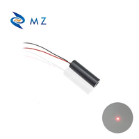 Módulo de Diodo Láser Rojo Compacto Mini D12mm 660nm 0.5mw 1mw 5mw 10mw 20mw 3V 5V 12V 24V para Posicionamiento en Máquinas Industriales