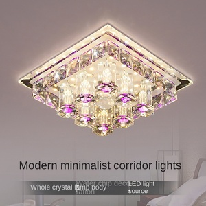 โคมไฟเพดาน LED สีทองอบอุ่นแบบหลังสมัยใหม่สำหรับห้องนอนห้องนั่งเล่นโคมไฟเพดานทำจากอะคริลิครูปหลายวงสำหรับห้องรับประทานอาหารห้องเรียนห้องเพดาน - Product Image 4