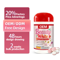 DUOZI Collagène Naturel Double Couche Blanc, Complément Alimentaire pour l'Éclaircissement de la Peau, Antioxydant, Renforcement Immunitaire et Soutien Articulaire, 60 Comprimés
