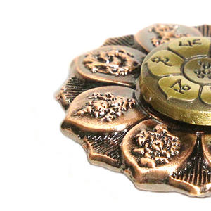 Spinner de Mano Lotus EDC, Giroscopio Metálico para Dedos, Ojo de Buda, Inspirado en el Loto, Regalo Creativo para Amantes de los Spinners - Product Image 2