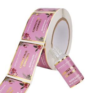 Tùy chỉnh in dính Vinyl không thấm nước dán biểu tượng CuộN mỹ phẩm chăm sóc da mặt kem nhãn dán nhãn - Product Image 1