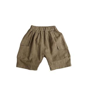 Shorts d'été 2026 style japonais pour bébés, taille mi-haute élastique, style cool et tendance, salopette courte pour garçons et filles - Product Image 5