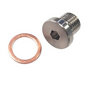   ปลั๊กเกลียวหกเหลี่ยม Universal M12 X 1.25 พร้อมแหวนทองแดง SS304 สำหรับต่อท่อ พร้อมอะแดปเตอร์ต่อขยายอัตโนมัติ - Product Image 5