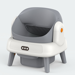OEM High Sides Plastic Smart <strong>Automatic</strong> Cat <strong>Litter</strong> Box with Easy Clean Feature Travel <strong>Tray</strong> for Kittens and Cat Sand - Product Image 1