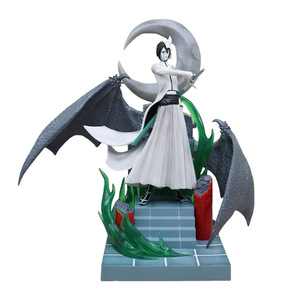 Bleach Anime Figures Jouet Arrancar <span class=keywords><strong>Ulquiorra</strong></span> Cifer Resurreccion Segunda Etapa Battle GK PVC Action Figure Statue Modèle Rougeoyant À - Product Image 1