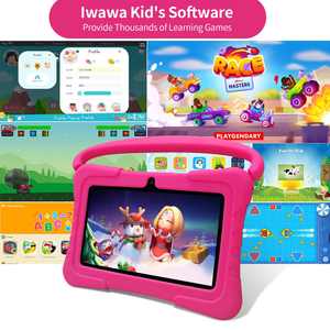 Venta al por mayor precio barato <span class=keywords><strong>juegos</strong></span> de aprendizaje escolar 7 pulgadas niños tabletas Educación Niños Oem Android tableta <span class=keywords><strong>para</strong></span> niños - Product Image 5