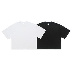 T-shirt Homme Luxe Vintage Surdimensionné Lourd 100% Coton Imprimé à l'Écran Col Rond Respirant Décontracté Longueur Classique Coupe Boxy - Product Image 5