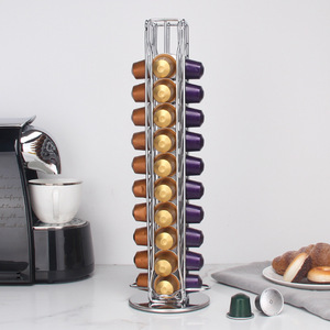 <span class=keywords><strong>Dolce</strong></span> <span class=keywords><strong>Gusto</strong></span> Organisateur de cuisine Rack 40pcs Metal Coffee Capsule Holder Wire Storage for Home Use Designed in Ningbo - Product Image 2