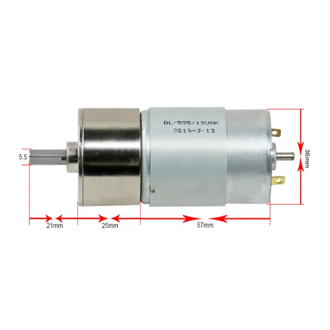 Portão 12v 24v dc engrenagem motor alto torque 20kg.cm engrenagem planetária motor com codificador