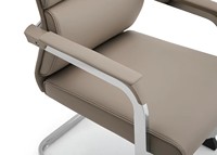 Fauteuil de bureau ergonomique haut de gamme en cuir, design moderne et confortable, avec cadre en acier à ressorts et fonction de levage