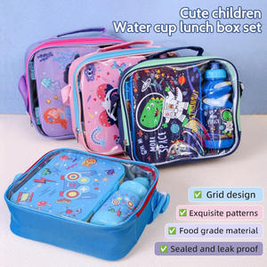 Hộp cơm trưa nhựa không BPA mới dành cho trẻ em, di động, <span class=keywords><strong>3</strong></span> ngăn, chống rò rỉ - Product Image 3