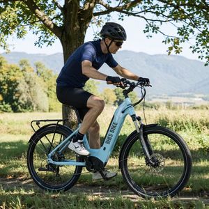 มอเตอร์ขับเคลื่อนล้อหน้า BAFANG48V500W แบตเตอรี่ลิเธียม 48V15AH โครงอะลูมิเนียมอัลลอยด์ เบรกดิสก์ไฮดรอลิก จักรยานเสือภูเขาไฟฟ้า - Product Image 5