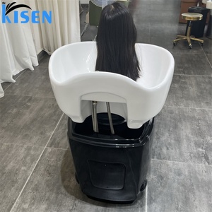 Kisen 2024, Nuevo Modelo de Alta Calidad, Muebles de Salón, Silla de Peluquería con Lavabo Blanco para Lavado de Cabello en Venta - Product Image 6