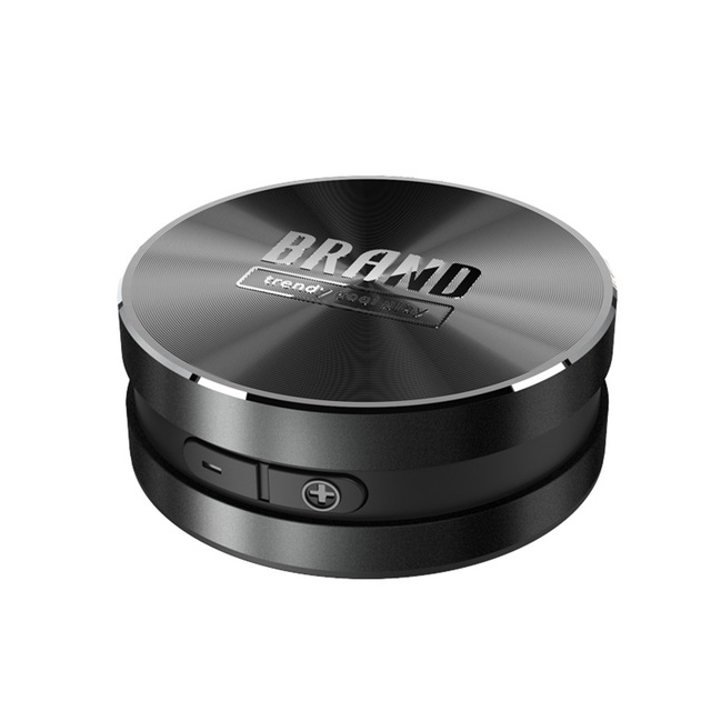 Metal Waterproof Vibration Bone Conduction Mini Audio Portable Magnetic Suction Small Resonance Mini Speaker Creative Gift TM001