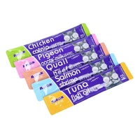 AIBAK Friandises pour chats riches en protéines sans céréales, aliments humides, forte teneur en viande, pour la santé de la peau et des poils, sans hormones ni antibiotiques, édition limitée