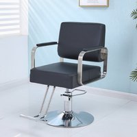 Fauteuil de Salon de Coiffure Yicheng en Gros, Chaise de Barbier Hydraulique Rotative et Réglable en Hauteur, Mobilier de Salon