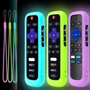 Wholesale Luminous Flexible Silicone Case for TV Remote Control Dust Covers Anti-slip Protective <b>Holder</b> Dust-proof Storage Food - Product Image 1