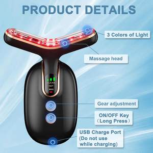 Dispositivo de Belleza Facial con Microcorriente SHOmfrs, 3 Modos, Terapia de Luz Roja para Rostro y Cuello, Herramienta de Masaje Facial Multifuncional - Product Image 5