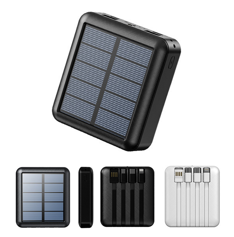 Ultra Slim Travel Solar Charger 10000mah Solar Panel For Charging Power Bank 0