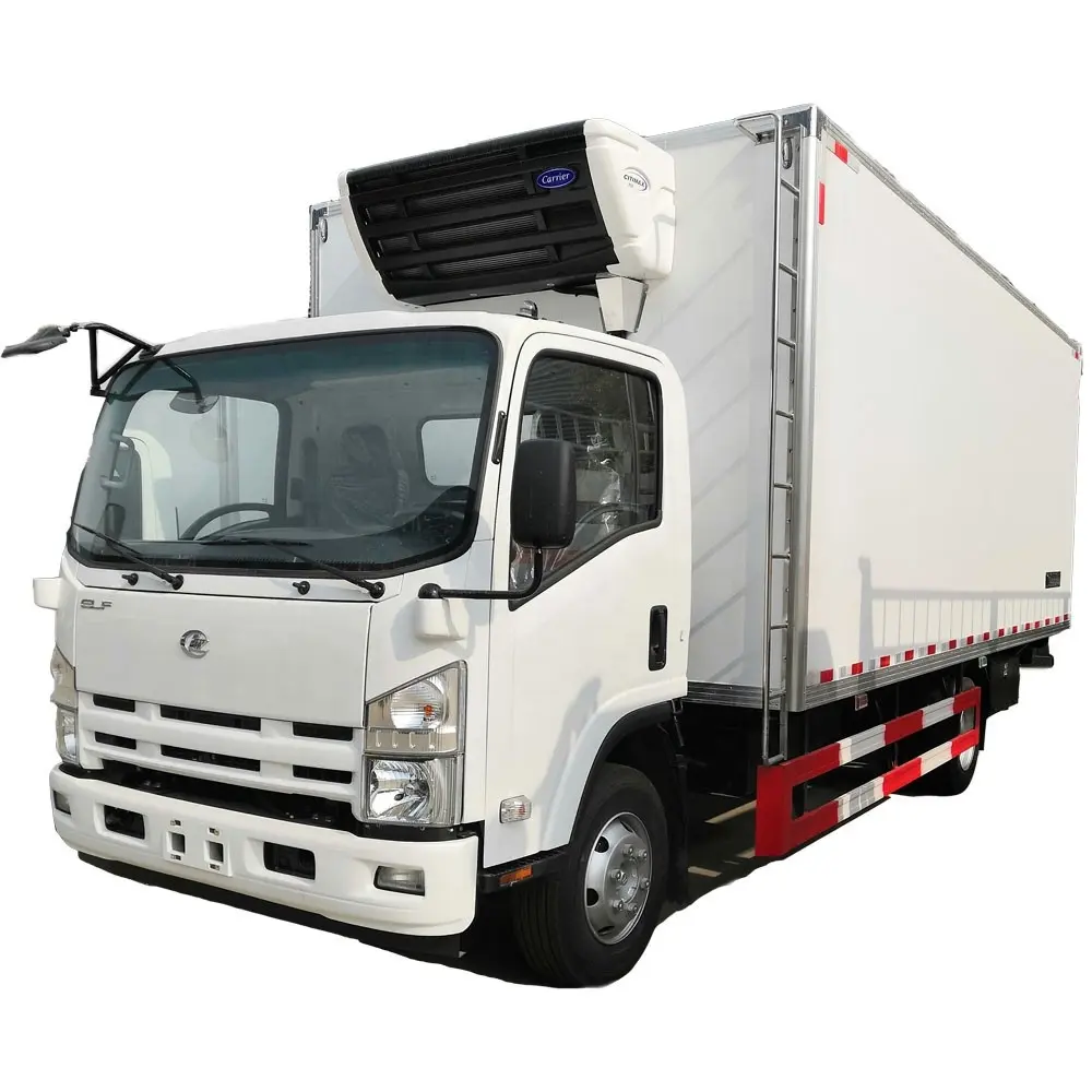 Hoge Kwaliteit Vlees Transport Gekoelde Vrachtwagen Japan Gekoelde Bestelwagen