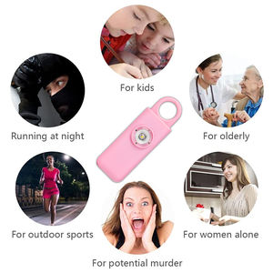 130db Sirena Canción Led Portátil Emergencia Sos Seguridad Autodefensa Alarma Llavero Alarma Personal para Mujeres Niños Ancianos - Product Image 5
