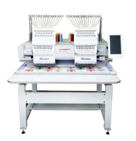 Machine de broderie portative à 2 têtes, haute qualité, prix d'usine