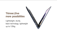 Ordinateur portable professionnel DIXIANG 13,5 pouces N5095, écran tactile rotatif à 360 degrés 2,5K, graphismes Intel, 12 Go de DDR4, 1 To de SSD, prise EU