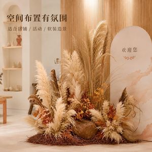 Fleurs séchées Yuan Nuo 30cm-100cm, base de fleurs en soie pour décoration de mariage, vitrine de magasin, séances photo, vente en gros - Product Image 3