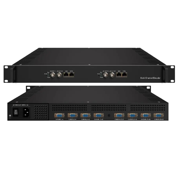 Telelink DX3226SA Cvbs MPEG4 AVC/H.264 SD Encoder 16/32 RCA SD TV Channel Input to IP Output for IPTV CATV Project