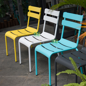 Bộ bàn ghế nhôm quán cà phê thương mại dùng ngoài trời (E1209 +E9926) - Product Image 3