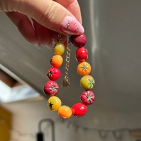 Instagram-stijl plastic hars imitatie fruit kralen armband appel citroen bosbes sinaasappel ketting