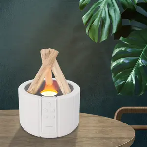 2024 nouvelles innovations de marque privée aromathérapie feu de joie flamme diffuseur flamme feu arôme diffuseur humidificateur à ultrasons