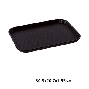 Plato Antideslizante Cuadrado de Material PP para Comida Rápida, Bandeja Antideslizante Gruesa para Hotel, Vajilla - Product Image 6