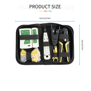 CAT5 Network Tool <strong>Set</strong> with Rj11/45 <strong>Crimping</strong> Pliers Tester and Ratchet Pliers Combination Tool - Product Image 5