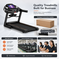 Tapis roulant intelligent électrique pliable professionnel commercial portable pour la maison, la salle de sport, la marche et la course avec inclinaison