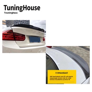 สปอยเลอร์หลังรถยนต์ BMW ซีรีส์ 3 รุ่น F30 F35 ปี 2013-2019 วัสดุ ABS และคาร์บอนไฟเบอร์ ทรง M3 แบบเดี่ยวและแบบคู่  ผลิตตามสั่ง รหัสสินค้า SKU01844 - Product Image 3