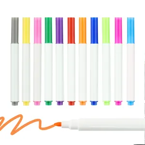 Wholesale Art White Board Magnetic Whiteboard Colored Paint Dry Erase Board Graffiti Plastic Marker for White Board