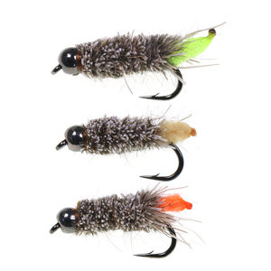 Amo da Pesca a Mosca in Acciaio ad Alto Tenore di Carbonio, Esche Artificiali Dure per Caddis, Jig, Ninfa, Mosche da Pesca Bioniche a Forma di Insetto - Product Image 1