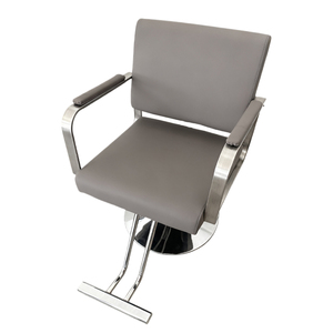 Chaise de salon ergonomique moderne avec structure en acier, rotation à 360 degrés, utilisation en atelier, chaise de coiffure - Product Image 3