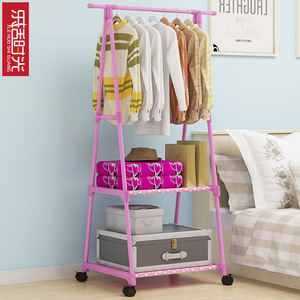 Perchero con Estante para Almacenamiento, Ahorra Espacio, Tipo Vertical, Minimalista, Organizador de Armario para Dormitorio, Perchero Doble para Ropa - Product Image 3