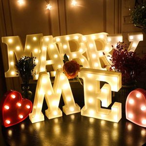 你愿意嫁给我吗签名发光二极管信趋势产品2025新品求婚婚礼订婚浪漫求婚装饰灯 - Product Image 5