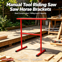 Supports de chevalet réglables en hauteur, en acier thermolaqué, pour établi, outils, support de travail, capacité de charge 100 kg