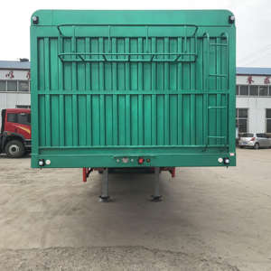 Remolque de 2 Ejes con Barandas Laterales para Transporte de Carga, Semirremolque con el Mejor Precio de Fábrica - Product Image 2