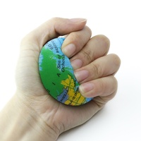 Jouets éducatifs thérapeutiques, globe terrestre rond, ballon rebondissant terrestre, ballon d'exercice pour les mains, globe terrestre, carte du monde, petites balles rebondissantes