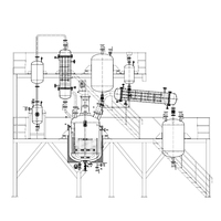 Utilisation industrielle 2000L usine complète complète de distillation sous vide