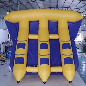 Meilleure qualité gonfler les poissons à la mouche parc aquatique location de jeux PVC poisson volant bateau eau remorquable banane tube <span class=keywords><strong>ski</strong></span> - Product Image 1